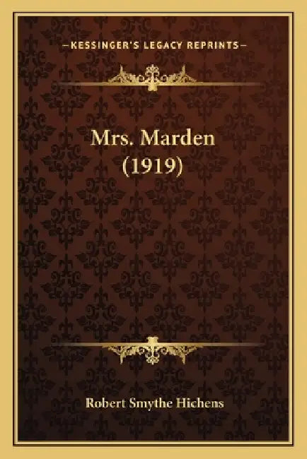 Mrs. Marden (1919) by Robert Smythe Hichens