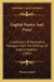 English Poetry And Prose: A Collection Of Illustrative Passages From The Writings Of English Authors (1882) by Thomas Arnold
