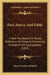 Fact, Fancy, And Fable: A New Handbook For Ready Reference On Subjects Commonly Omitted From Cyclopaedias (1892) by Henry Frederic Reddall