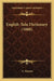 English-Tulu Dictionary (1888) by A. Manner