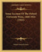 Some Account Of The Oxford University Press, 1468-1921 (1922) by Oxford University Press