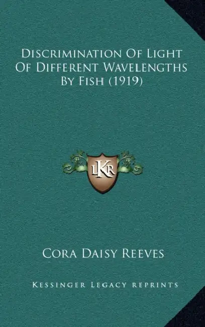 Discrimination Of Light Of Different Wavelengths By Fish (1919) by Cora Daisy Reeves