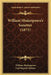 William Shakespeare's Sonetter (1871) by William Shakespeare, Carl Rupert Nyblom