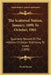 The Scattered Nation, January, 1898 To October, 1901: Quarterly Record Of The Hebrew Christian Testimony To Israel (1898) by David Baron