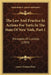 The Law And Practice In Actions For Torts In The State Of New York, Part 1: Principles Of Liability (1903) by James Newton Fiero