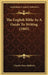 The English Bible As A Guide To Writing (1905) by Charles Sears Baldwin