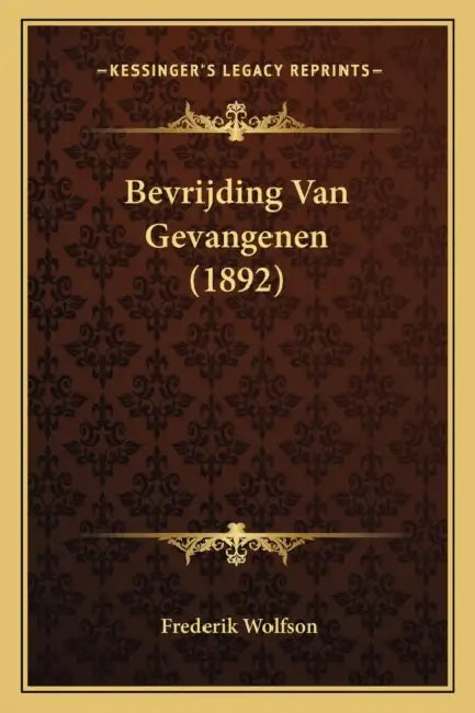 Bevrijding Van Gevangenen (1892) by Frederik Wolfson
