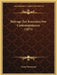 Beitrage Zur Kenntniss Der Centrolepidaceen (1873) by Georg Hieronymus