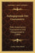 Anfangsgrunde Der Goniometrie: Oder Analytischen Trigonometrie Und Polygonometrie (1800) by Georg Anton Daetzl