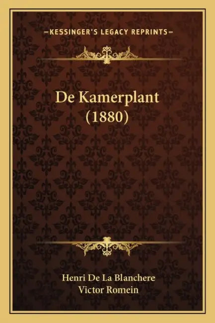 De Kamerplant (1880) by Henri De La Blanchere, Victor Romein