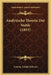 Analytische Theorie Der Statik (1853) by Ludwig Adolph Sohncke