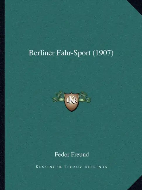 Berliner Fahr-Sport (1907) by Fedor Freund