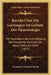Bericht Uber Die Leistungen Im Gebiete Der Palaontologie: Mit Besonderer Berucksichtigung Der Geognosie Wahrend Der Jahre 1848 Und 1849 (1851) by Christoph Gottfried Giebel