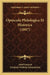 Opuscula Philologica Et Historica (1847) by Adolf Emperii, Friedrich Wilhelm Schneidewin