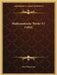 Mathematische Werke V1 (1894) by Karl Weierstrass
