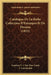 Catalogue De La Riche Collection D'Estampes Et De Dessins (1855) by Lambert F. J. Van Den Zande, F. Guichardot