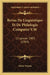 Revue De Linguistique Et De Philologie Comparee V36: 15 Janvier 1903 (1903) by Julien Vinson