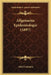 Allgemeine Epidemiologie (1897) by Adolf Gottstein