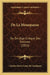 De La Menopause: Ou De L'Age Critique Des Femmes (1821) by Charles Pierre Louis De Gardanne