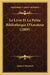 Le Livre Et La Petite Bibliotheque D'Amateur (1869) by Gustave Mouravit