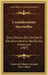 Considerations Inactuelles: David Strauss De L'Utilitee Et Des Inconvenients Des Etudes Historiques (1907) by Friedrich Wilhelm Nietzsche, Henri Albert