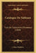 Catalogue De Tableaux: Tires De Collections D'Amateurs (1860) by J. Claye Publisher