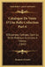 Catalogue De Vente D'Une Belle Collection Part 6: D'Estampes Colligee, Dont La Vente Publique Aura Lieu A Vienne (1842) by Benjamin Petzold