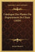 Catalogue Des Plantes Du Departement De L'Eure (1820) by Jacques Brouard