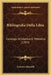 Bibliografia Della Libia: Catalogo Alfabetico E Metodico (1903) by Federico Minutilli