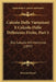 Calcolo Delle Variazioni E Calcolo Delle Differenze Finite, Part 3: Del Calcolo Infinitesimale (1897) by Ernesto Pascal
