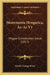 Monvmenta Hvngarica, Az-Az V1: Magyar Emlekezetes Irasok (1817) by Karoly Gyorgy Rvmy