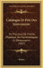 Catalogue Et Prix Des Instruments: De Physique, De Chimie, D'Optique, De Mathematiques Et D'Astronomie (1867) by Breton