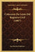 Coleccion De Leyes Del Registro Civil (1867) by San Esteban Publisher