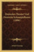 Deutsches Theater Und Deutsche Schauspielkunst (1896) by Adolph L'Arronge