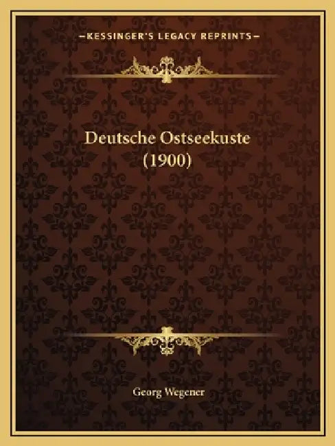 Deutsche Ostseekuste (1900) by Georg Wegener