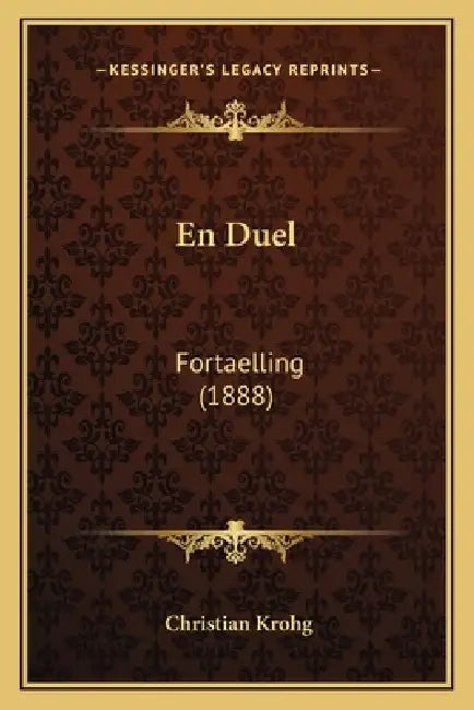 En Duel: Fortaelling (1888) by Christian Krohg