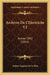 Archives De L'Electricite V2: Annee 1842 (1842) by Arthur Auguste De La Rive