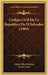 Codigo Civil De La Republica De El Salvador (1904) by Rafael Ulloa Palacios, David Castro