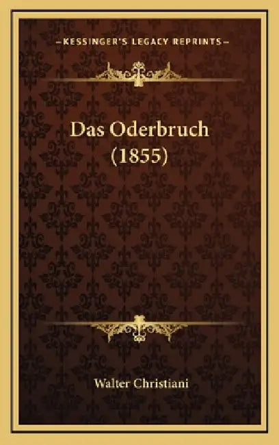 Das Oderbruch (1855) by Walter Christiani