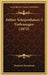 Arthur Schopenhauer, 3 Vorlesungen (1872) by Hermann Frommann