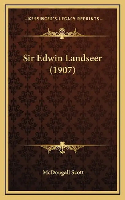 Sir Edwin Landseer (1907) by McDougall Scott