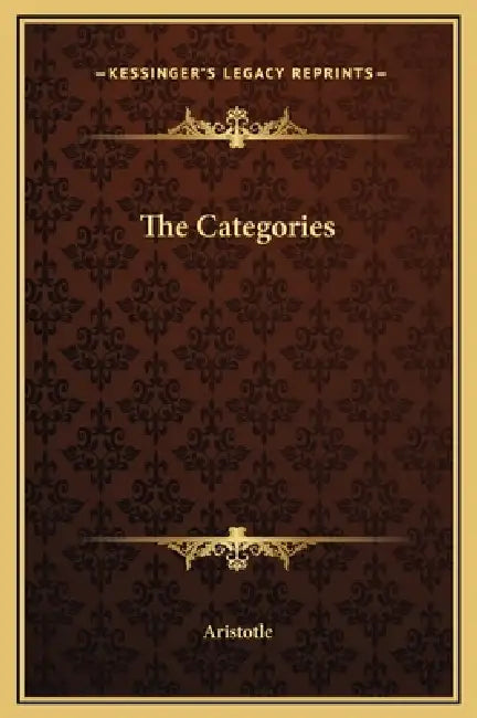 The Categories by Aristotle