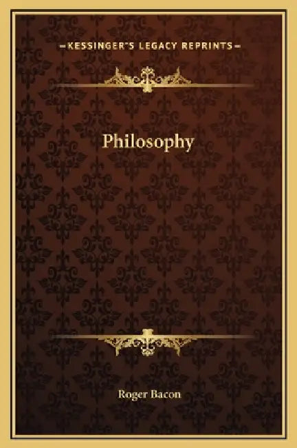 Philosophy by Roger Bacon