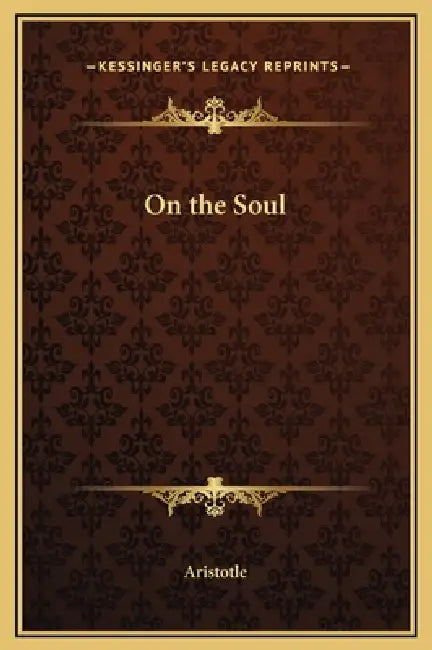On the Soul by Aristotle