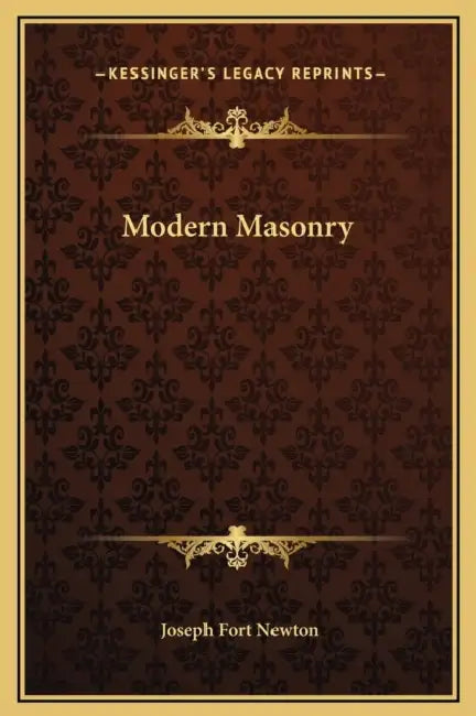 Modern Masonry by Joseph Fort Newton