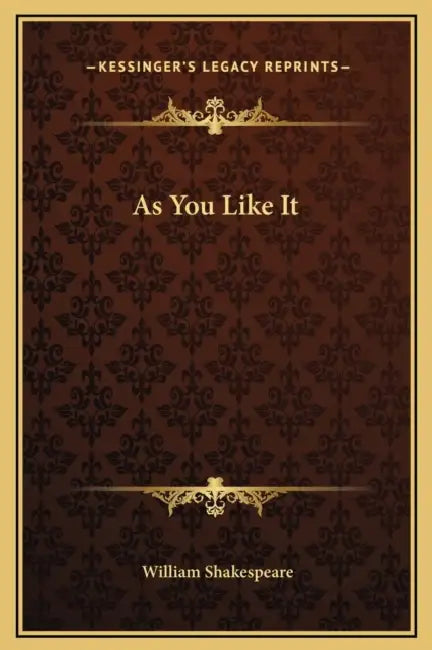 As You Like It by William Shakespeare
