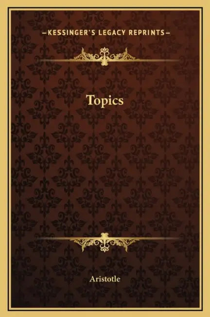 Topics by Aristotle