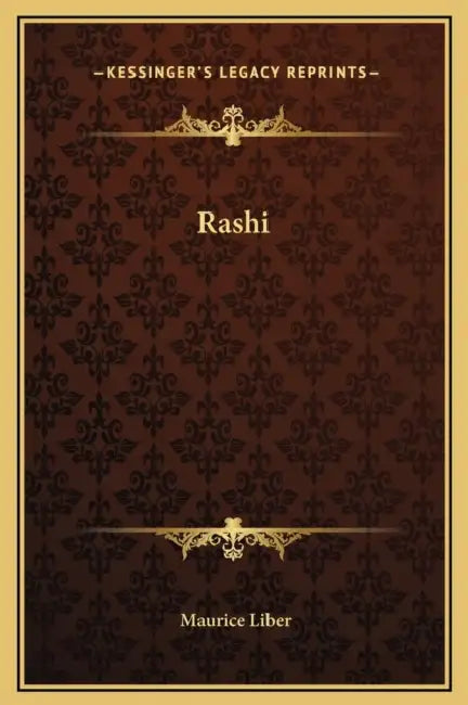 Rashi by Maurice Liber