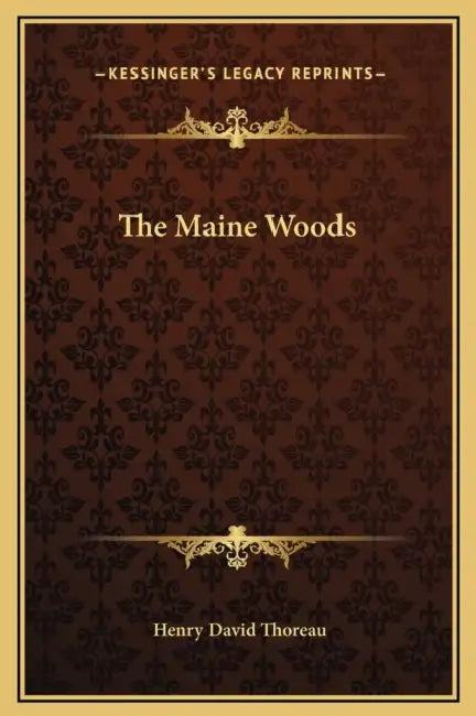 The Maine Woods by Henry David Thoreau