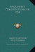 Anderson's Constitutions of 1738 by James Anderson, W. J. Hughan